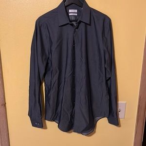 Calvin Klein Slim fit dress shirt dark grey 34/35
